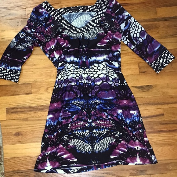 BCBGMaxAzria Dresses & Skirts - BCBG MaxAzaria 3/4 Sleeve Slip Dress, XL - Misses